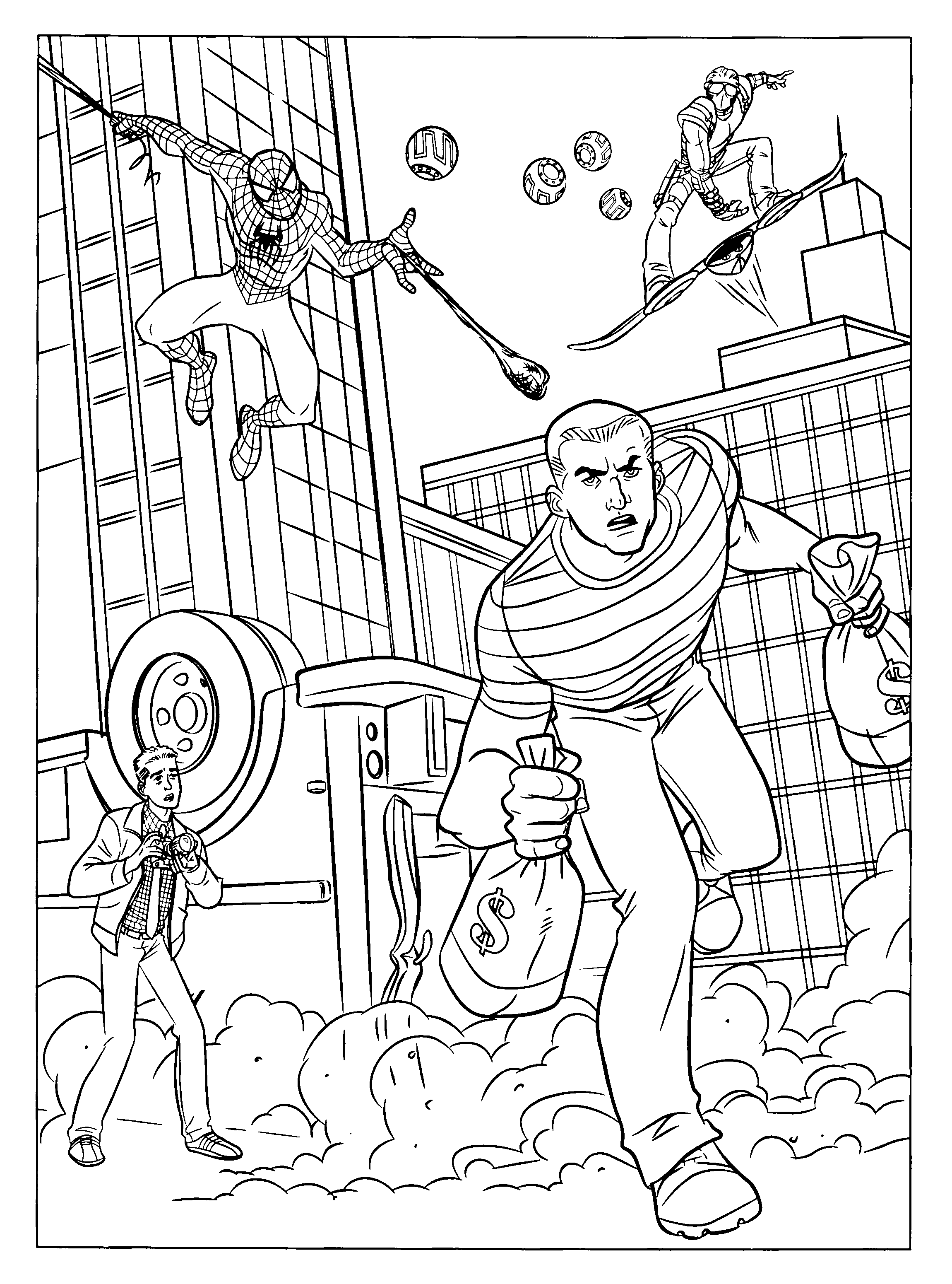 167 dessins de coloriage spiderman à imprimer sur LaGuerche.com  Page 14
