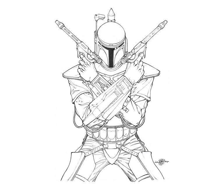 jango and boba fett coloring pages - photo #24