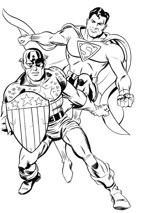 Coloriage A Imprimer Super Hero