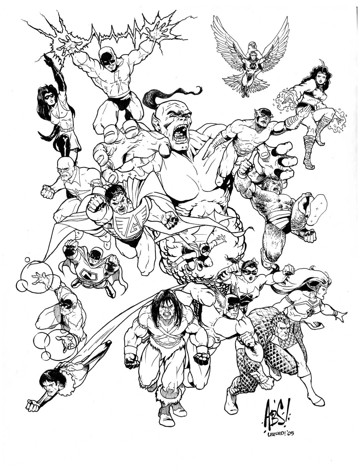 171 dessins de coloriage super-héros à imprimer sur LaGuerche.com - Page 12