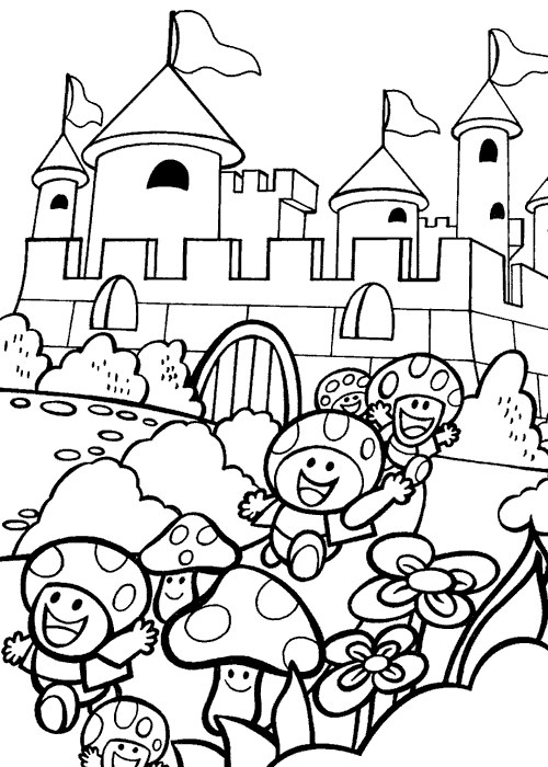 Image #26590 - Coloriage super mario bros gratuit
