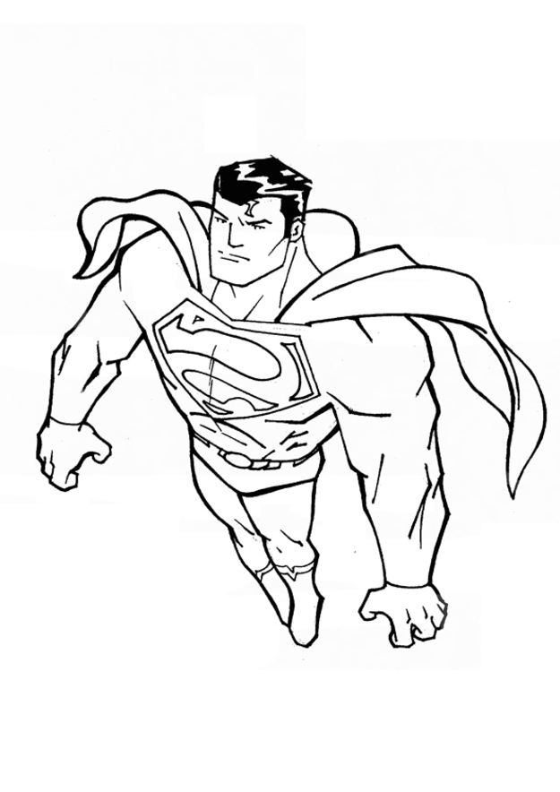 coloriage superman 