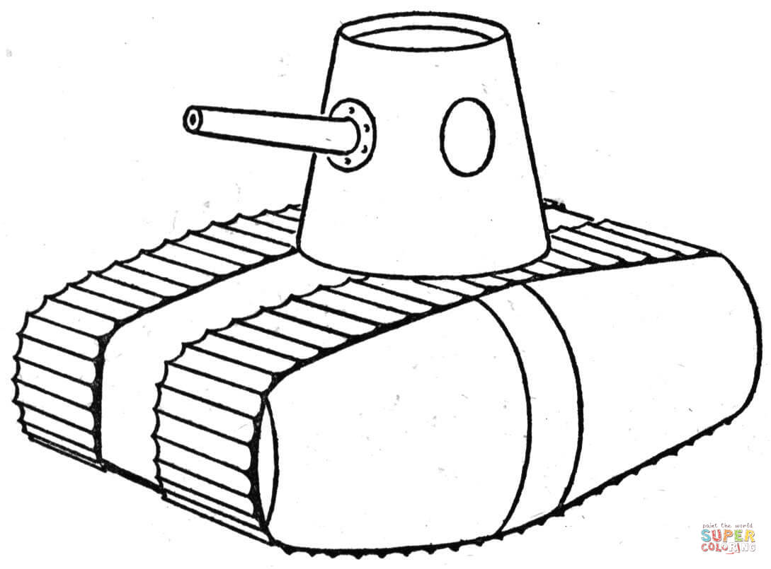 Dessin #16833 - dessin de tank gratuit