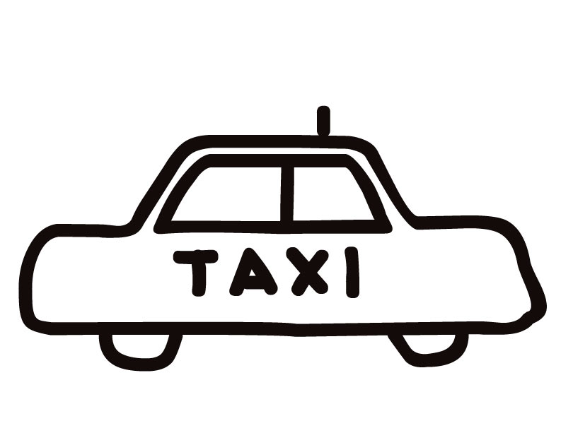 Image #18202 - Coloriage taxi gratuit