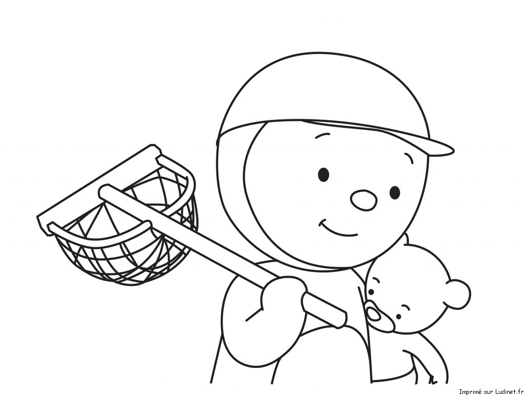 Coloriage T Choupi Et Doudou