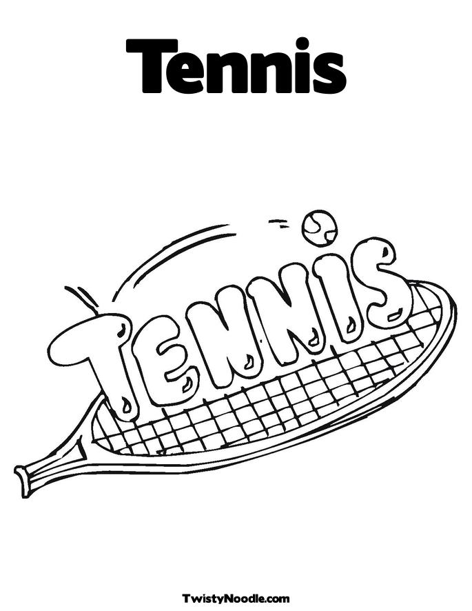 Image #17591 - Coloriage tennis gratuit
