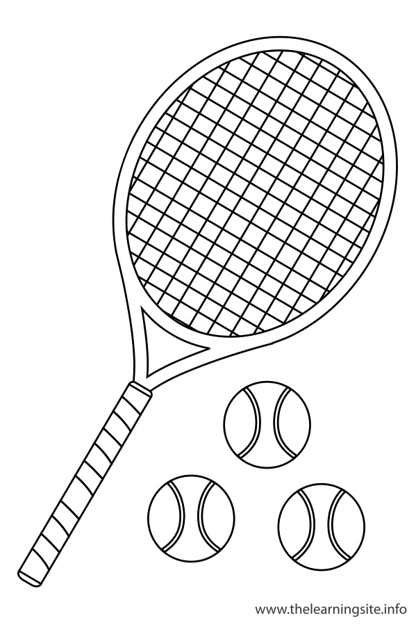 Image #17622 - Coloriage tennis gratuit