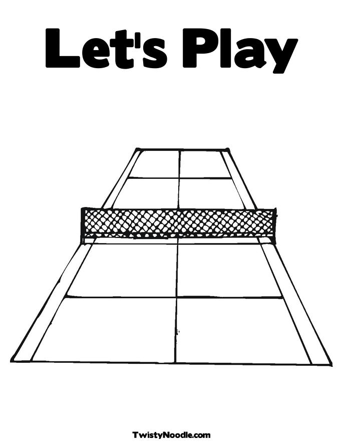 Image #17629 - Coloriage tennis gratuit