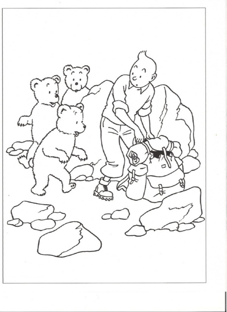 tintin coloriage. schtroumpfs. animaux chiens chats dragons