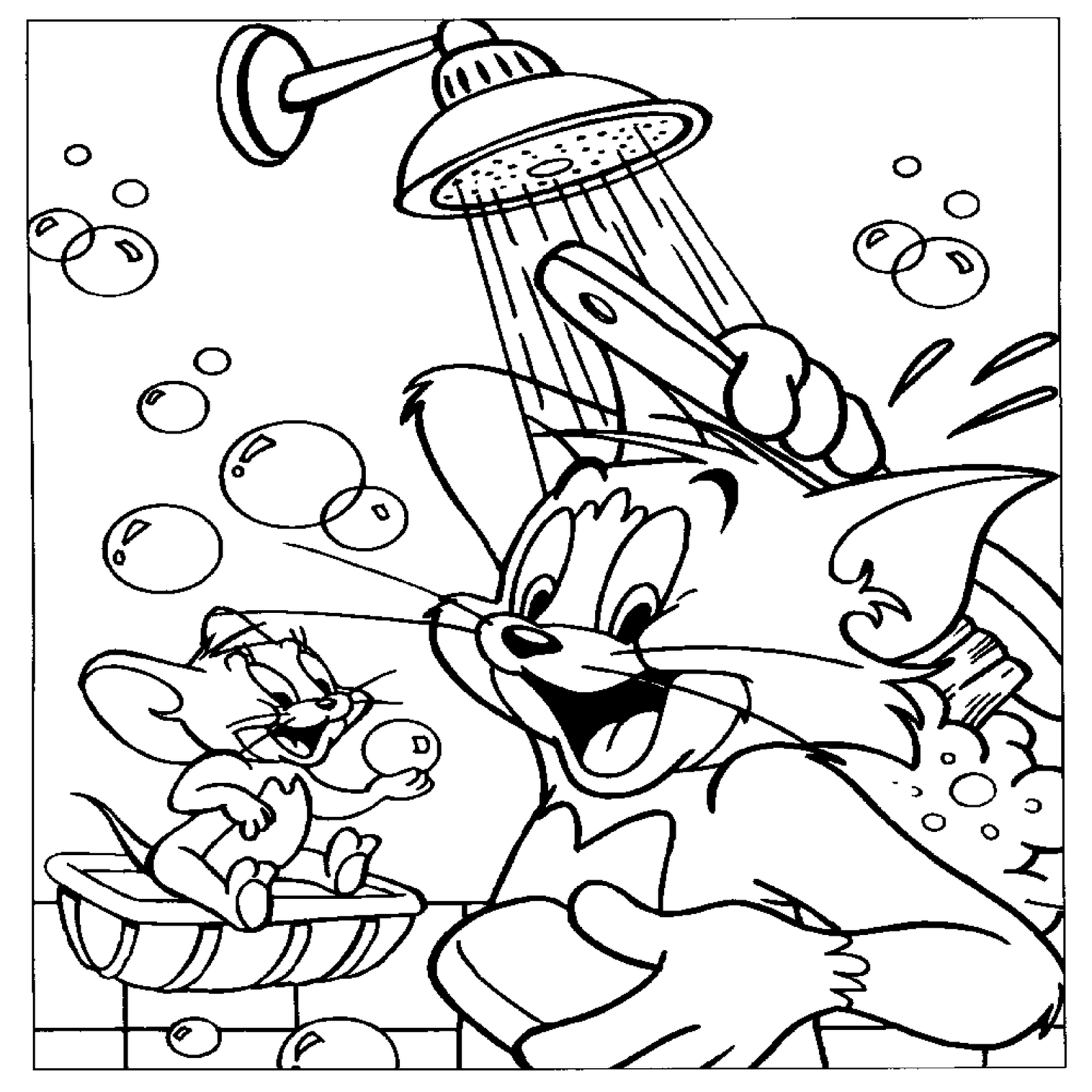 74 dessins de coloriage Tom et Jerry à imprimer sur LaGuerche.com - Page 2