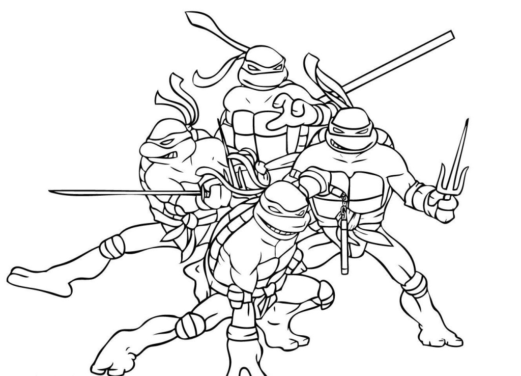 ninja turtles dessins à colorier dessins à colorier