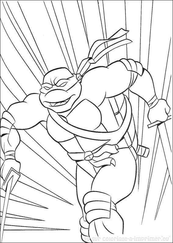 coloriage tortue ninja coloriage de coloriage tortue