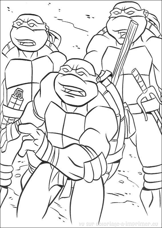 coloriage tortue ninja coloriage de coloriage tortue