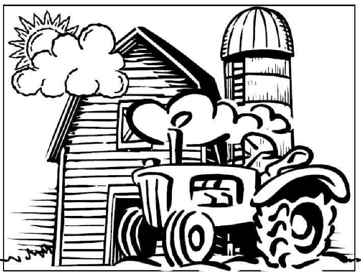 Image #18238 - Coloriage tracteur gratuit