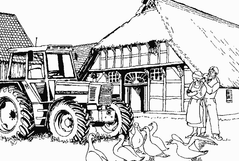 Image #18240 - Coloriage tracteur gratuit