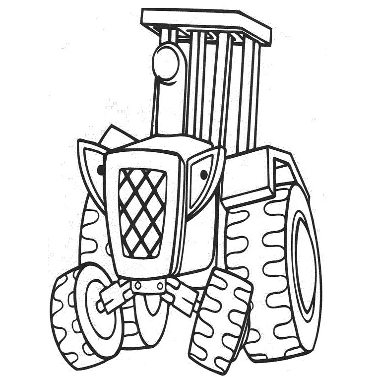 Image #18243 - Coloriage tracteur gratuit