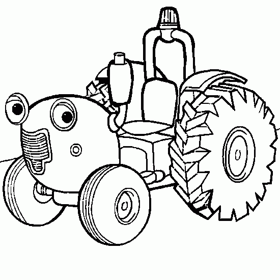 Image #18251 - Coloriage tracteur gratuit