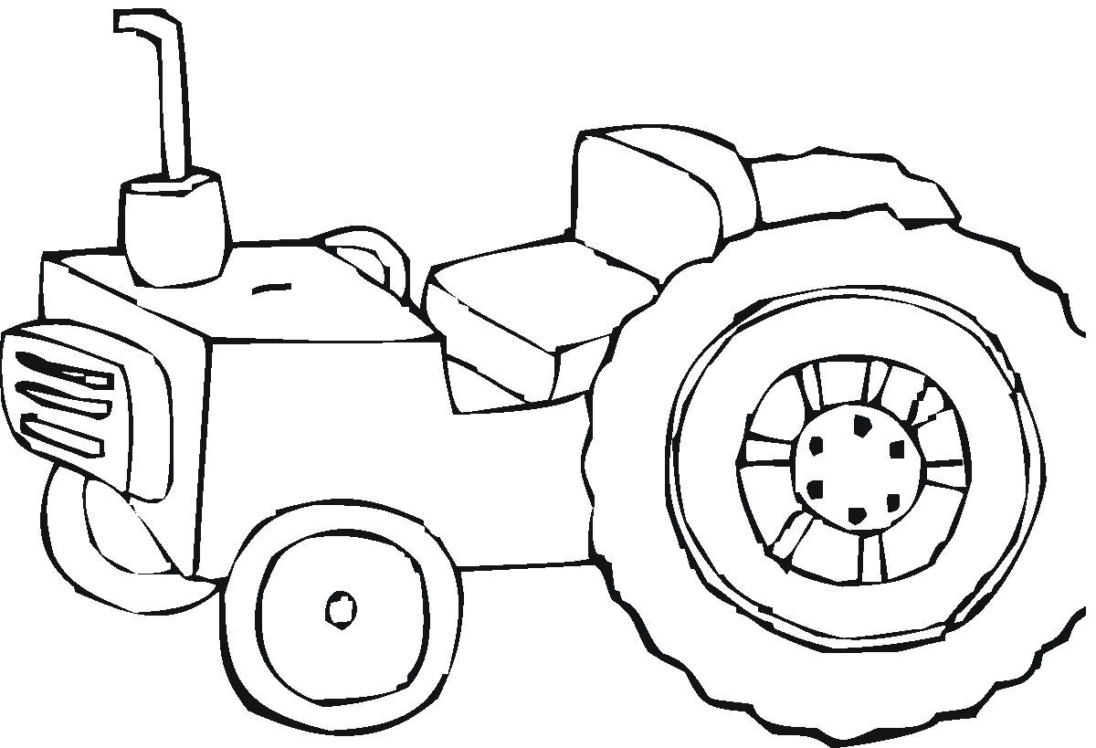 Image #18256 - Coloriage tracteur gratuit