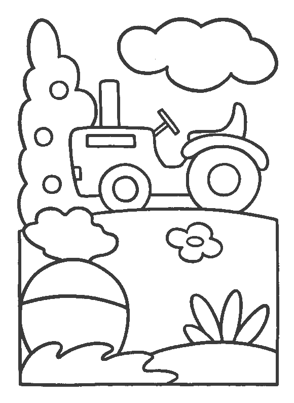 Image #18259 - Coloriage tracteur gratuit