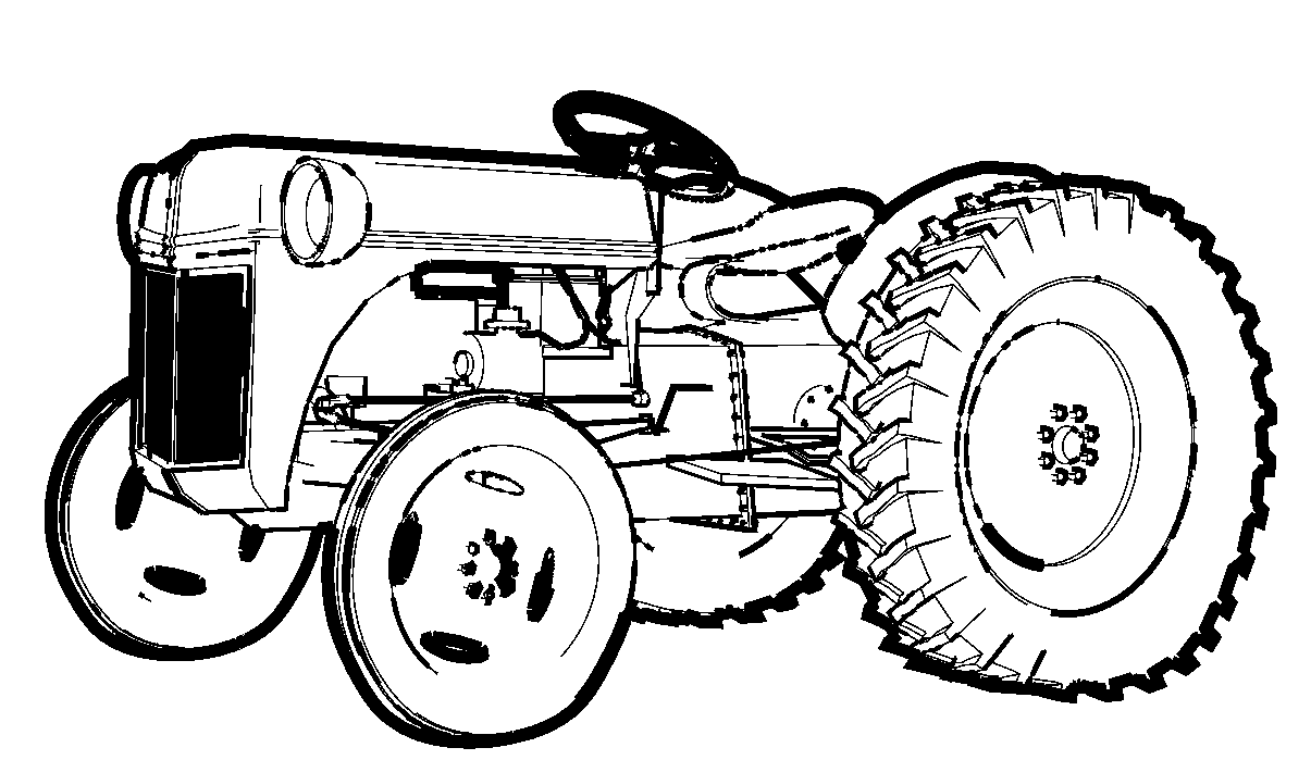 Image #18266 - Coloriage tracteur gratuit