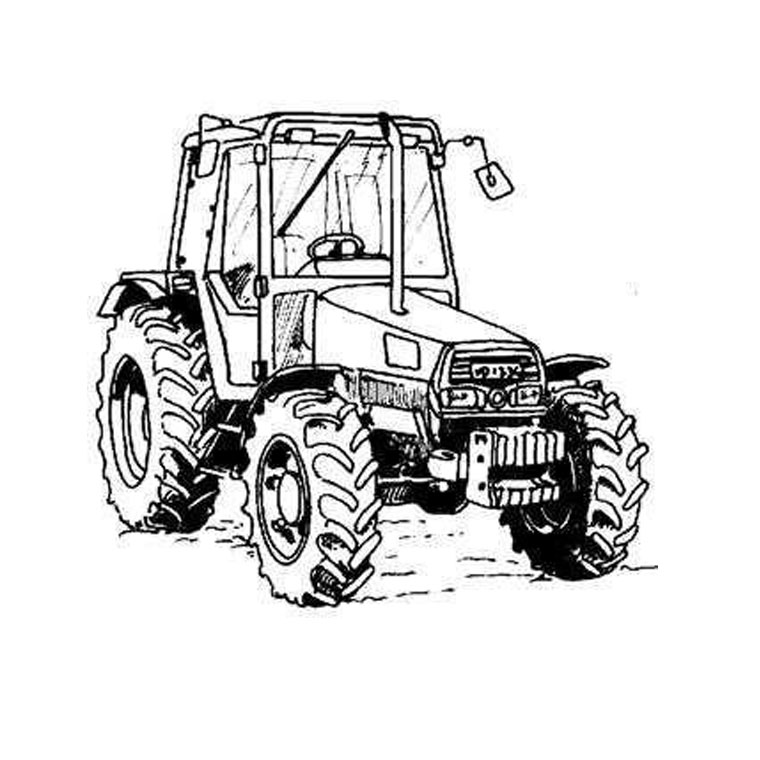 Image #18271 - Coloriage tracteur gratuit