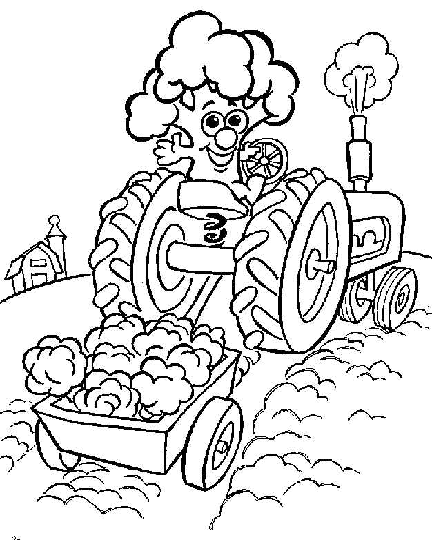 Image #18272 - Coloriage tracteur gratuit