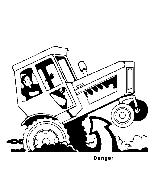 Image #18275 - Coloriage tracteur gratuit