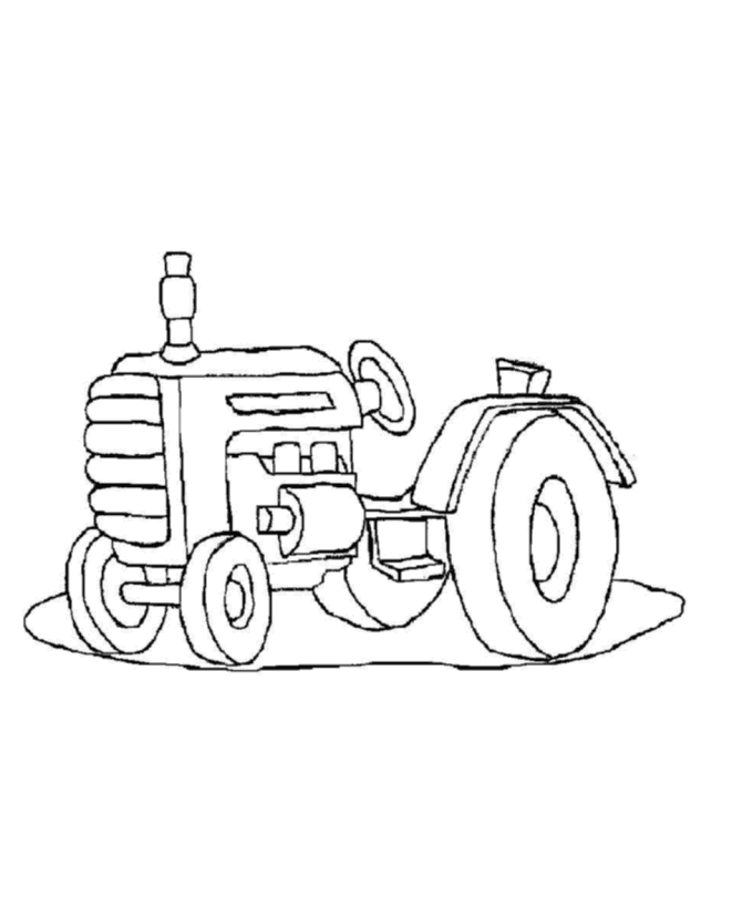 Image #18277 - Coloriage tracteur gratuit