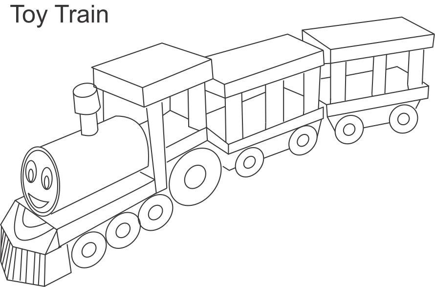Coloriage Train A Imprimer Gratuit
