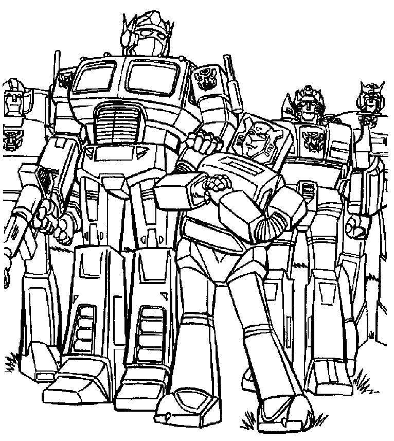 transformers coloriage pages 