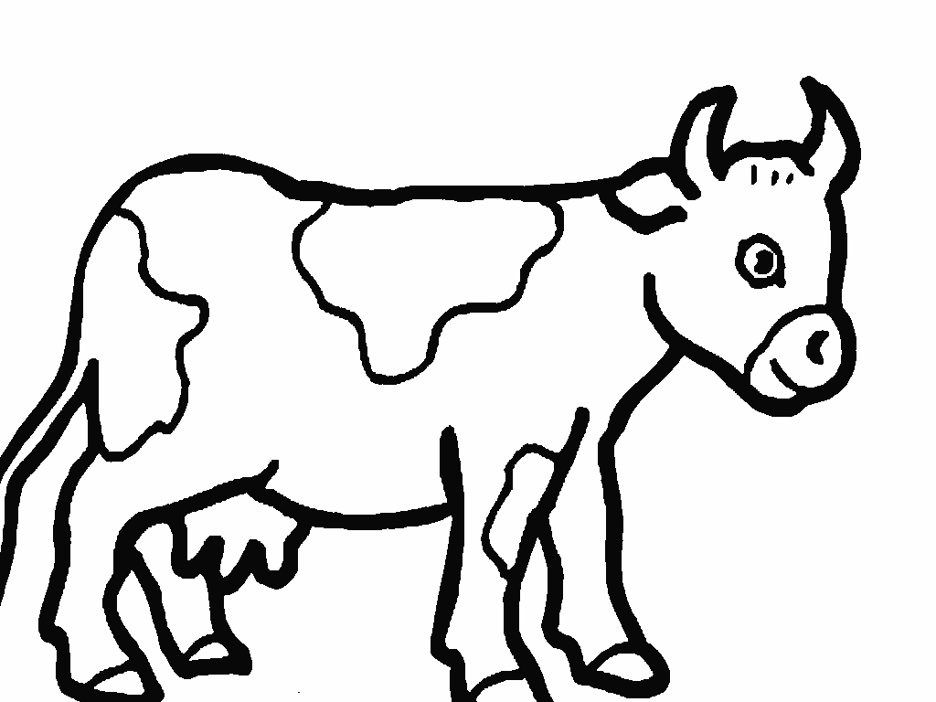 Dessin #13845 - coloriage vache