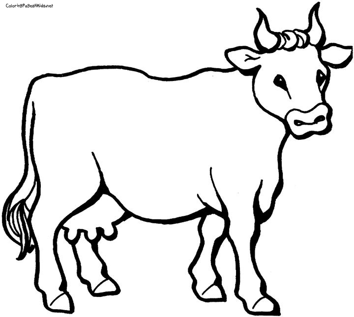 Dessin #13857 - Dessin gratuit de vache a imprimer