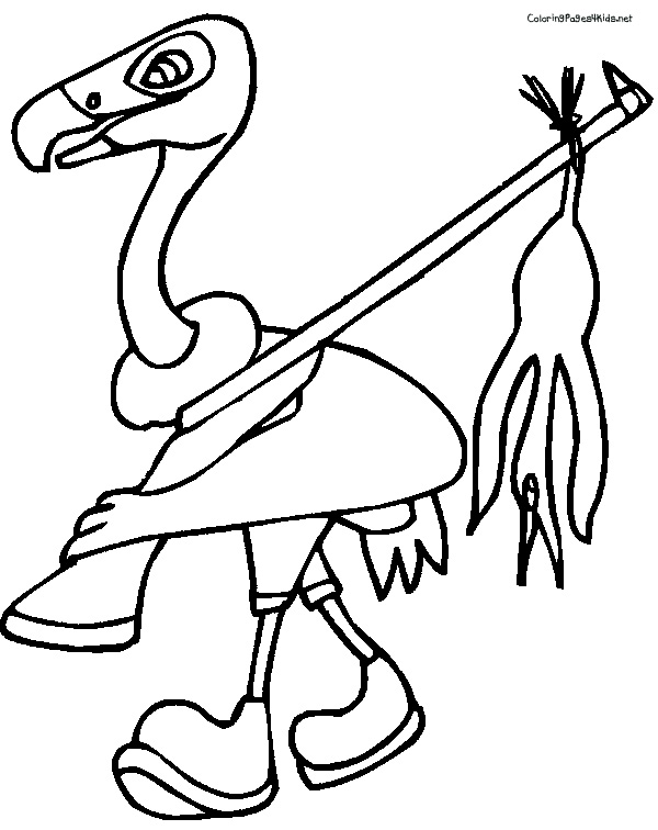 Dessin #13877 - Coloriage vautour