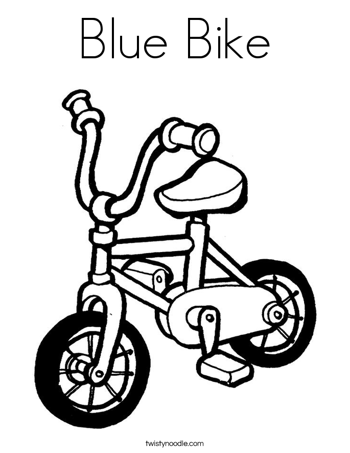 Dessin #16866 - dessin de vélo gratuit a imprimer et colorier