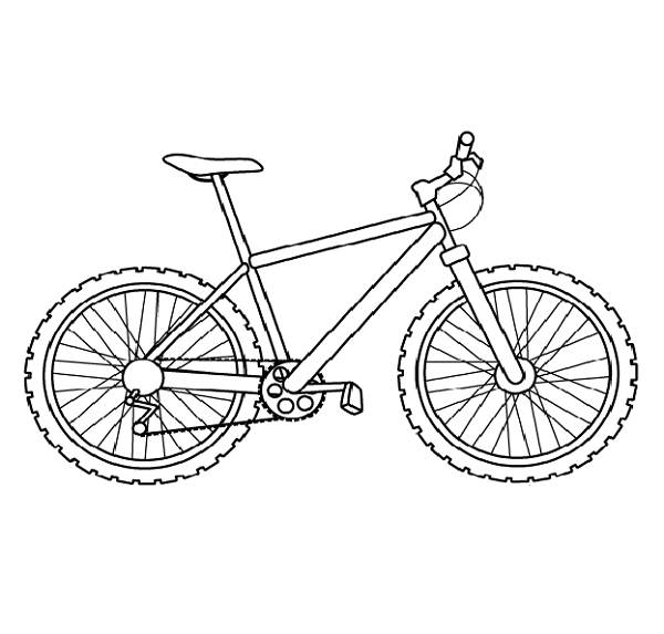 Dessin #16880 - dessin de vélo gratuit