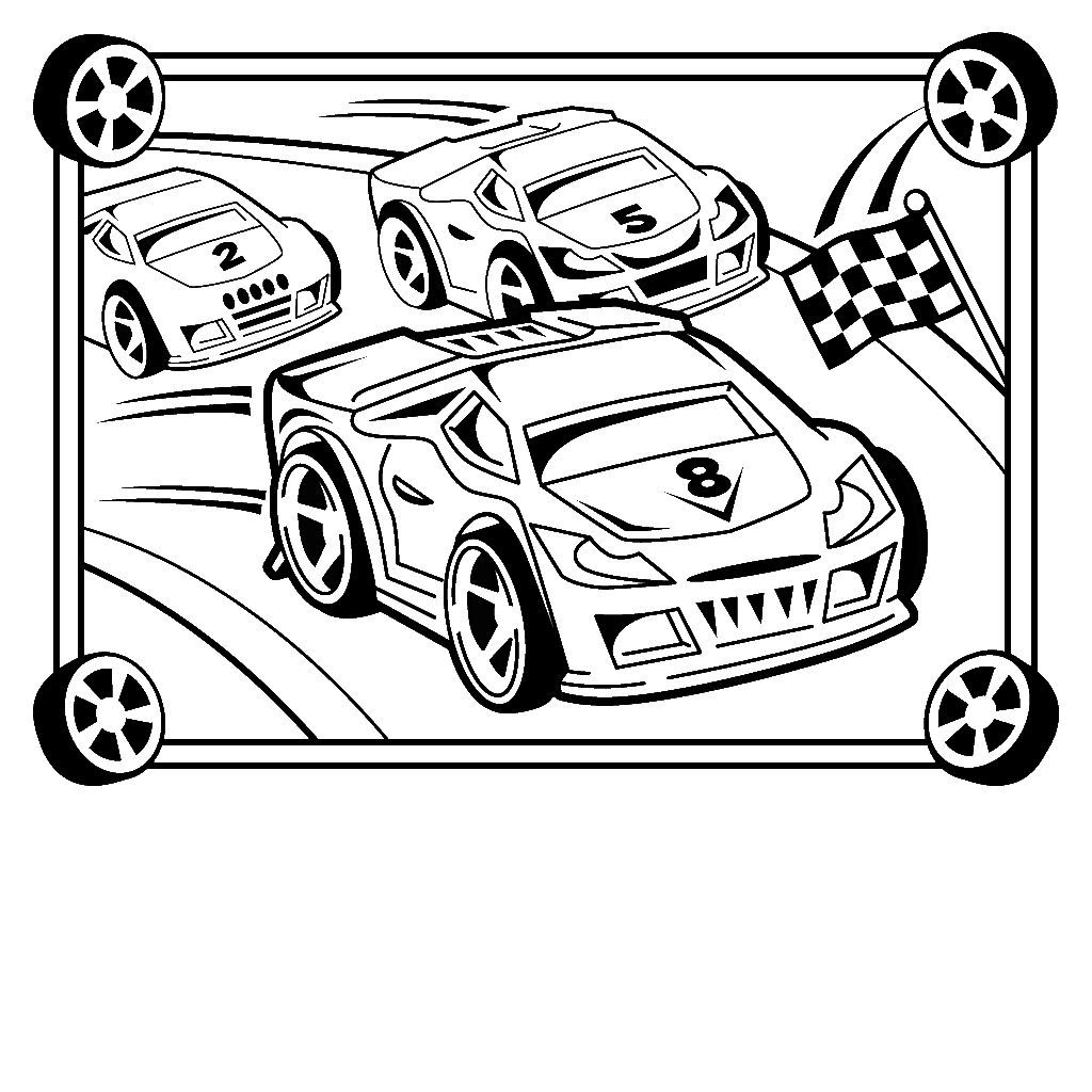 magnificent seven sports car coloring pages - photo #25