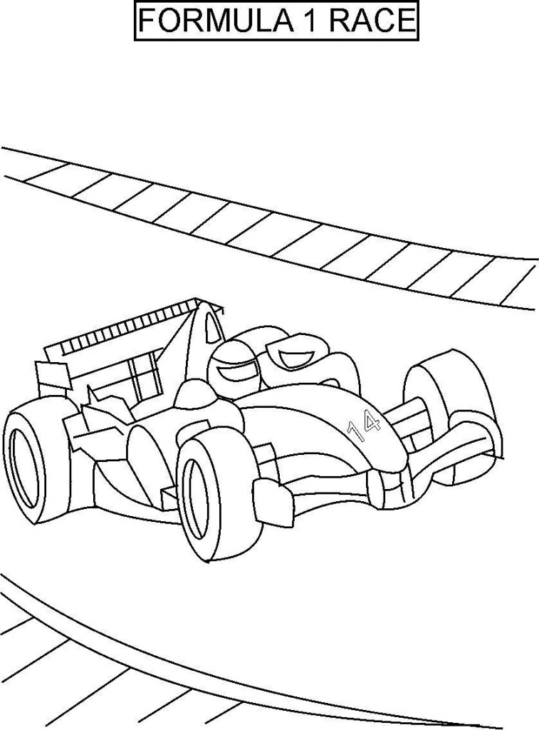 Dessin #16930 - dessin de voiture de course