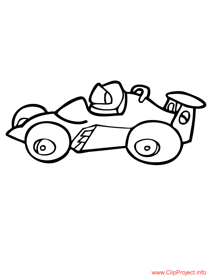 Dessin #16942 - dessin de voiture de course