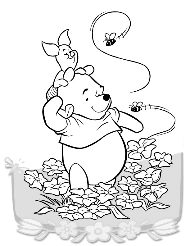 Coloriage winnie a imprimer