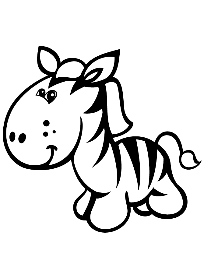 Dessin #13935 - dessin de zebre a imprimer