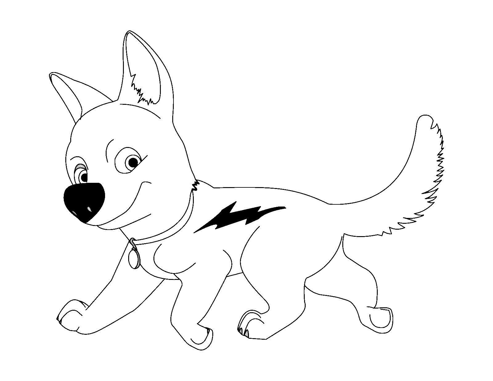 Coloriage A Imprimer Chien