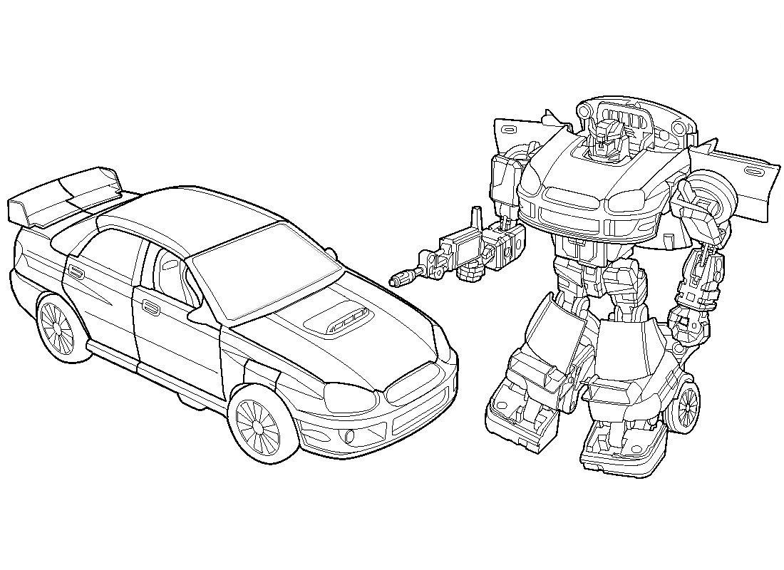 Coloriage Transformers A Imprimer Gratuit